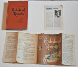 nobilior:  aeternum-contra-mundum: Brideshead Revisited first edition 1945. Red clothbound with dust jacket.