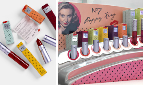 No7’s new limited edition line of makeup products., designed by Together Design, UK