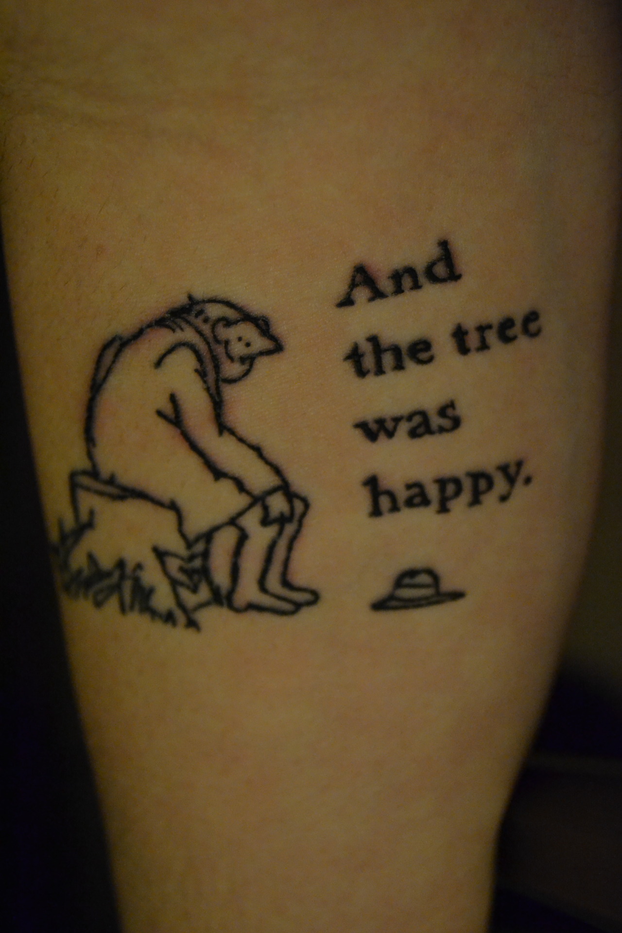 My happy little tree Done by Keristine at Creative Vibes Studio in West  Reading PA  rtattoos