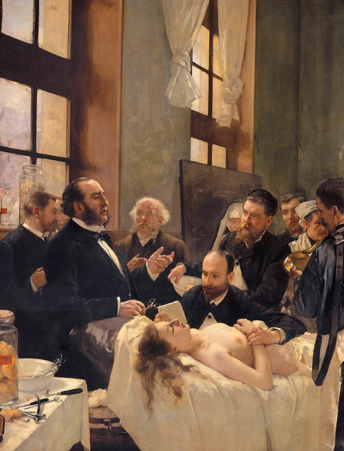 sulphuriclike:Henri Gervex_Avant l'Opération_1887Musée d'Orsay, Paris