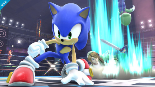 ssb4dojo:  Sonic the Hedgehog is making his return. Mario vs. Sonic vs. Mega Man.  I was born ready for this 