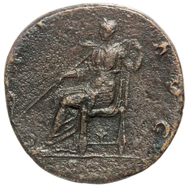 honorthegods: Goddess Ops, reverse of a brass sestertius of Antoninus ...