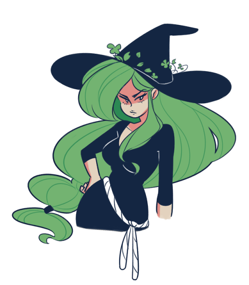 Doodled @letscake‘s witch lady