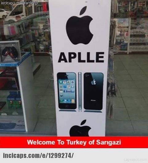 APLLE

Welcome to Turkey...