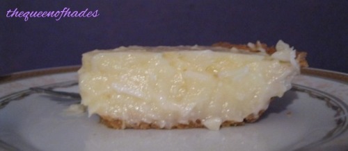 thequeenofhades: Ely’s Coconut Cream Pie What you need: 1 can coconut milk, unsweetened 1 cup 