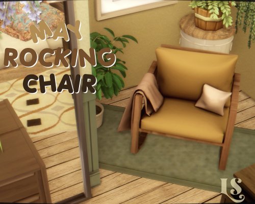 lustrousims: May Rocking Chair Good afternoon, my fellow CC addicts!today I have for you this beauti