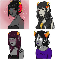 witchhoe:  witchhoe:  Some old talksprites I did of people’s fantrolls for them. They are so much fun to make!   