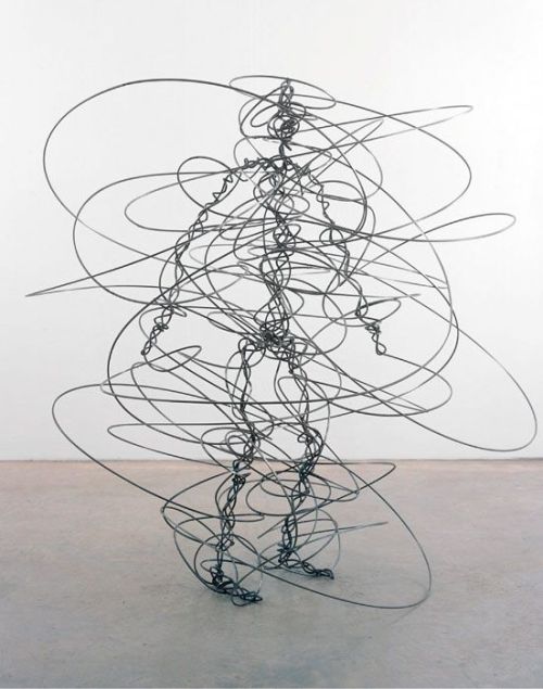 wherethespiritmeetstheboneposts: Antony Gormley, FEELING MATERIAL XXII