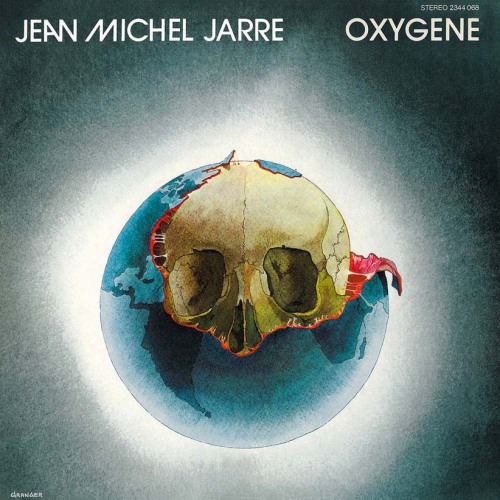 Michel Granger, cover design for Jean-Michel Jarre’s Oxygene, 1977. Dreyfus Music, France. Source