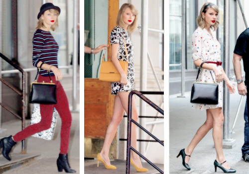 youneverlovedmes:  Taylor leaving her building in New York City on 2014 