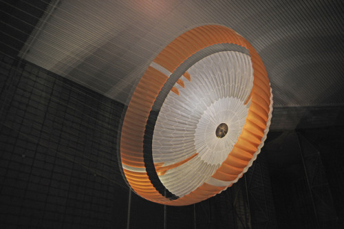 Open Parachute During Tests For Mars Science Laboratory