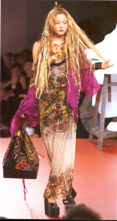 lafrockstars: lame-beauty-item: Jean Paul Gaultier S/S 1999 on acid going to sephora to put on glitt