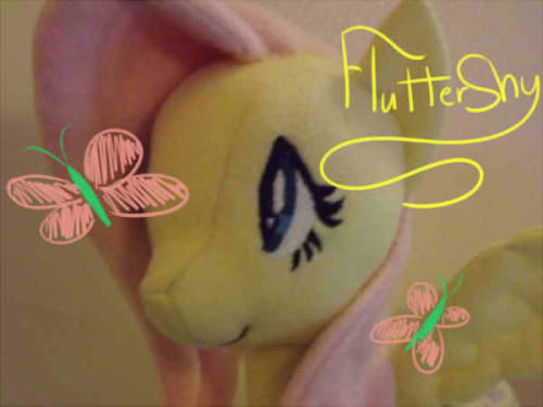 scenic-spatter:  WOO Flutter shy is finished! and for sale so please some one give her a good home! :3  http://cgi.ebay.com/ws/eBayISAPI.dll?ViewItem&item=181458979930 Plushie Commissions are open! send me a note here or on DA :http://echo-the-ninja.d