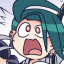 astralepus:August 2022Blue’s pose is referenced from the games, I meant for him to be boasting but apparently at that moment in the game he’s actually admitting that the player is good at battling….whoops. That’s what I get for