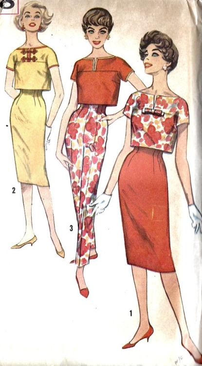 &ldquo;1950s Misses&rsquo; Overblouse Skirt &amp; Pants&rdquo; and other vintage pat