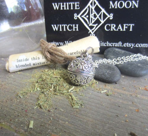 Spell mixture lockets available in my shop now!  www.WhiteMoonWitchcraft.etsy.com