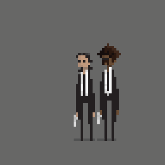8 of Your Favorite Cult Movies Brought to Life as 8-Bit GIFs | Pulp Fiction  Dusan Cezek | WIRED.com