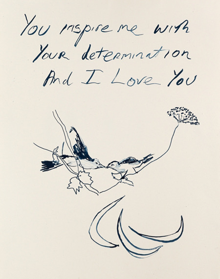 girlswillbeboys:   Birds - Tracey Emin  