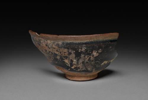 Shard of Tea Bowl: Jian ware, 960-1279, Cleveland Museum of Art: Chinese ArtSize: Overall: 6.5 cm (2