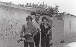 brownriot: Black Panther Party founder Huey Newton at a Palestinian refugee camp in Lebanon, 1980 