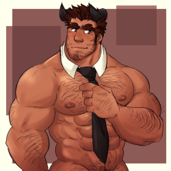 thewildwolfy:  Color practice feat. Daisuke. New icon update too after like 2 years!