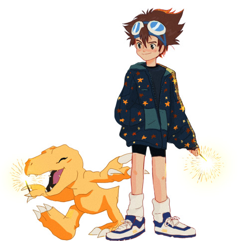 Tai and Agumon for a Twitter giveaway! Twitter:@DebbieBalboaInsta: @debbiebalboa