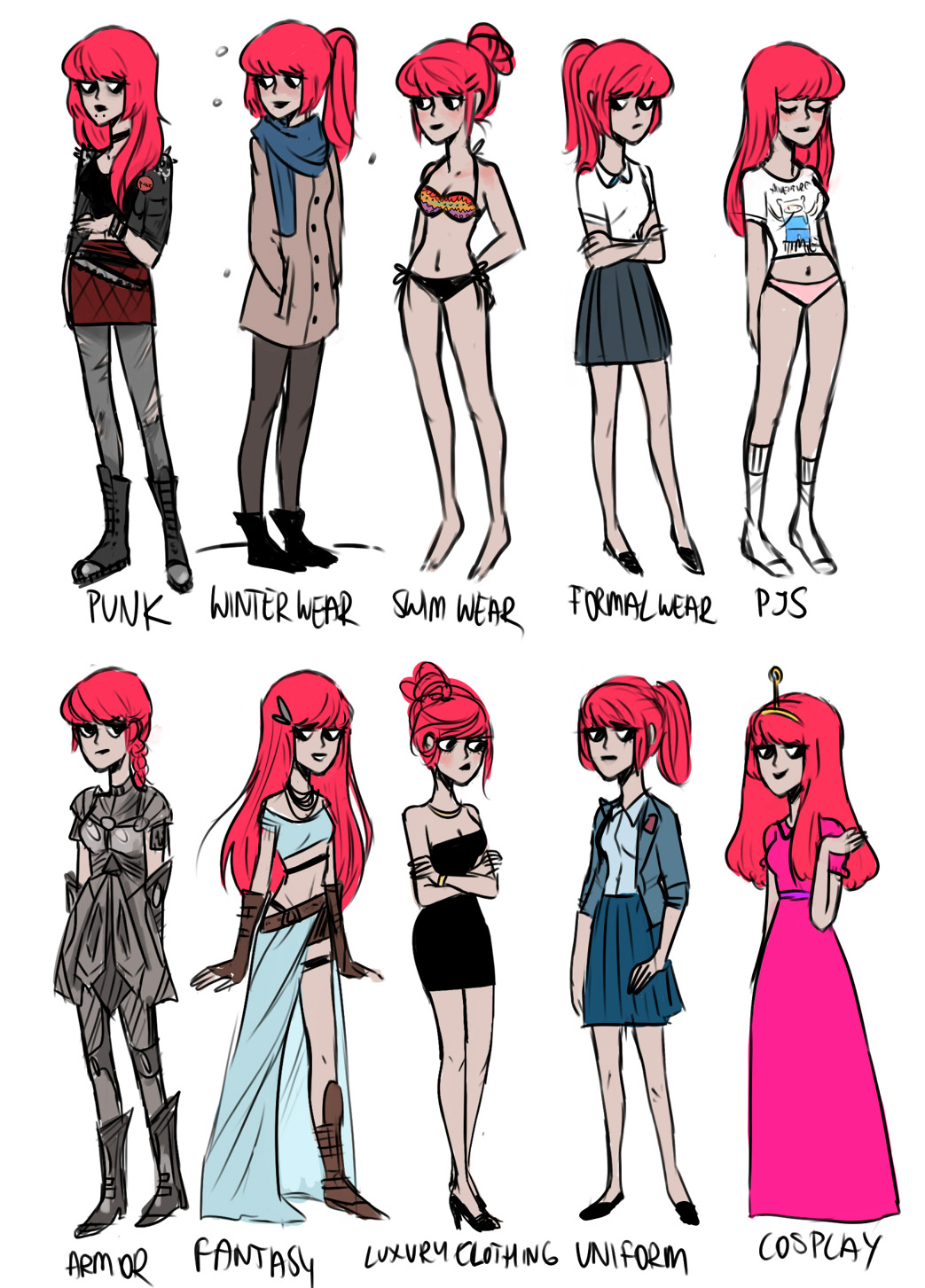 nutrja:  30 day challenge that i found on tumblr today i drew first 10 days 