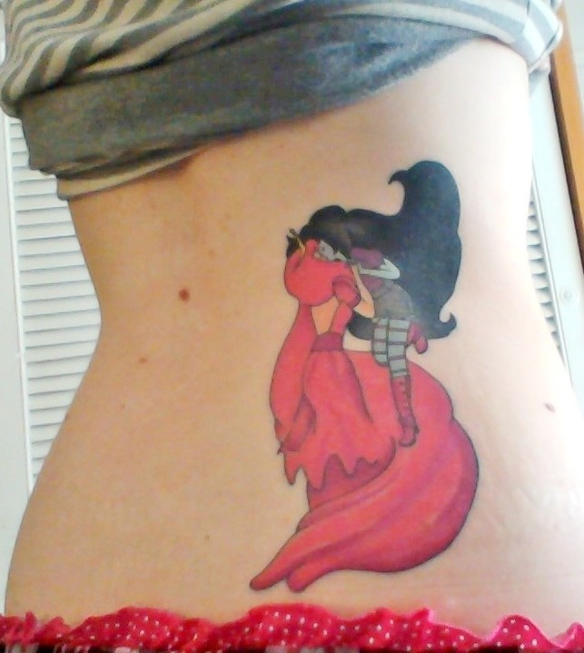 bonnibel-cp:  Woot it’s done!~ Some bubbline for a second tattoo. I’m super