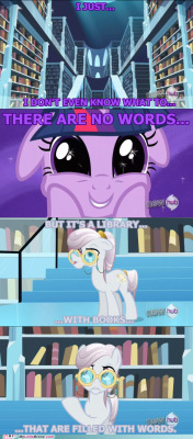 mylittlepony4u:  Thank You, Literal Librarianhttp://mylittlepony4u.tumblr.com  lawl