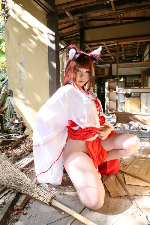 Cute Cosplay GIrl Higurashi Rin (Kitsune-Chan 3) 1-8