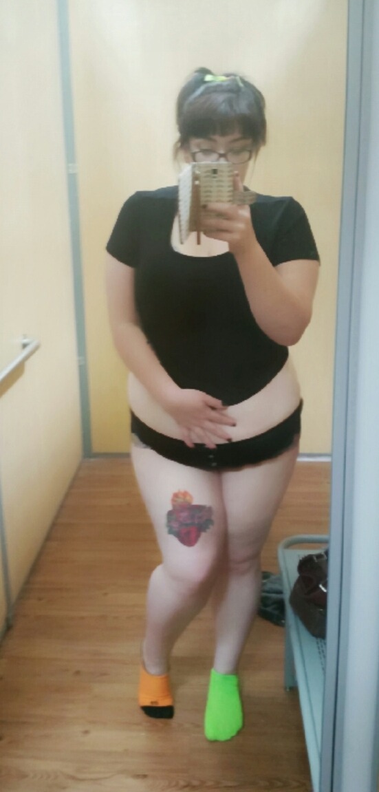 brittmarielostatsea:  Dressing room chub monster.  Buy my two videos!! Message me