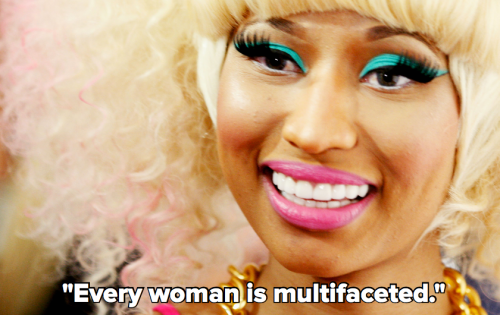 micdotcom:17 times Nicki Minaj expertly shut down sexism The rest of the quotes — about slut shaming, ownership and being real — are just as incredible.