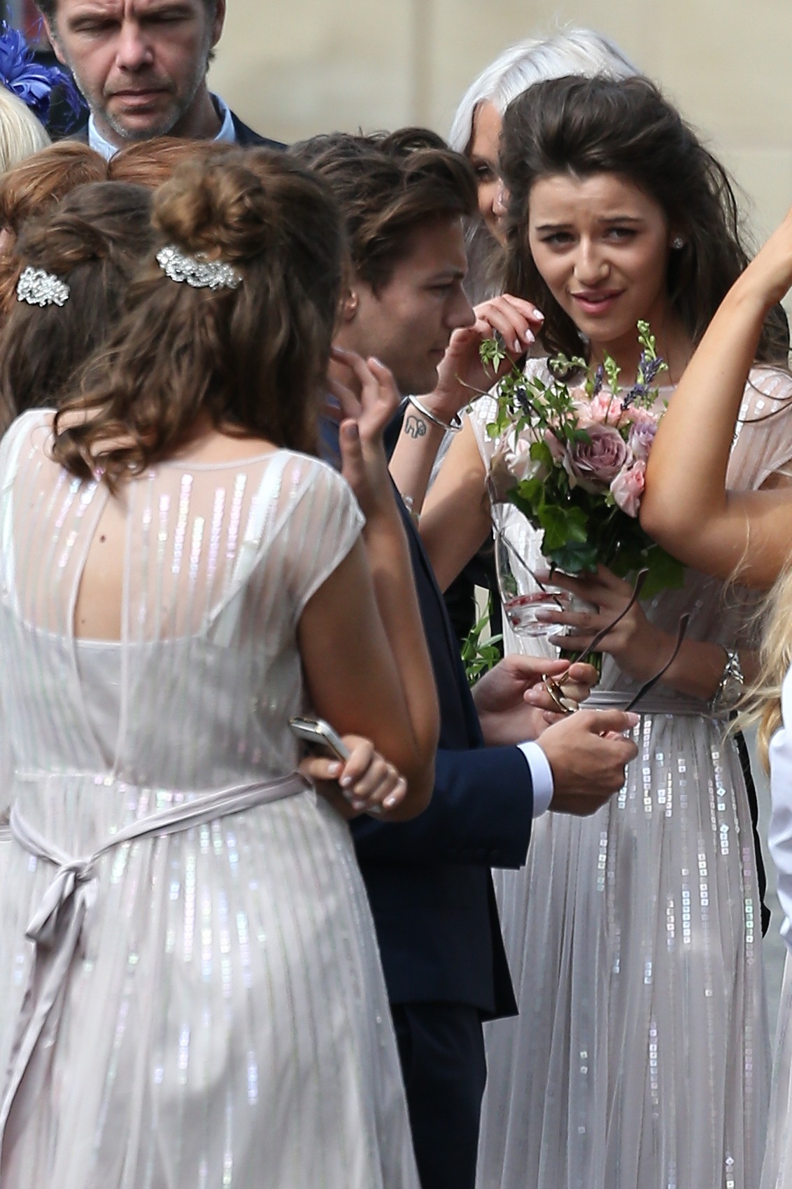 niallhorantheirish:  Louis, Lou and Eleanor at Jay and Dan’s wedding - 20.07.2014