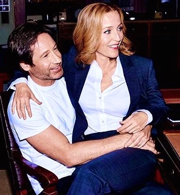 xfiles-behind-the-scenes: And how will [David Duchovny] celebrate the big day?“Shooting