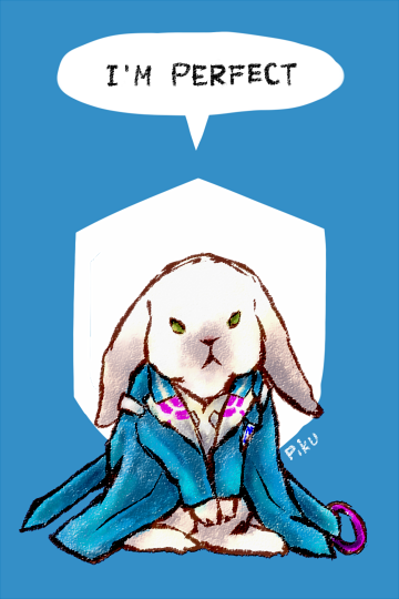 pikuotaku:  before drawing blanche formally I need some practice and this is it 