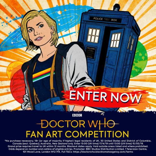 joscribbles: doctorwho: COMPETITION TIME! Your artwork could win you intergalactic fame. Create the 