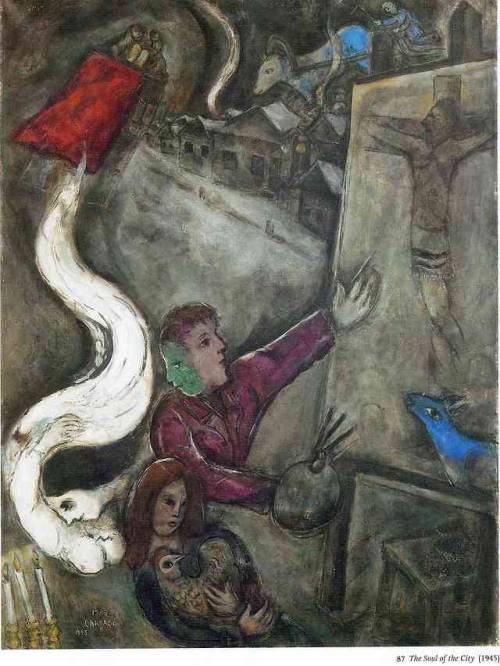 artist-chagall: The soul of the city, Marc ChagallMedium: oil,canvaswww.wikiart.org/en/marc-