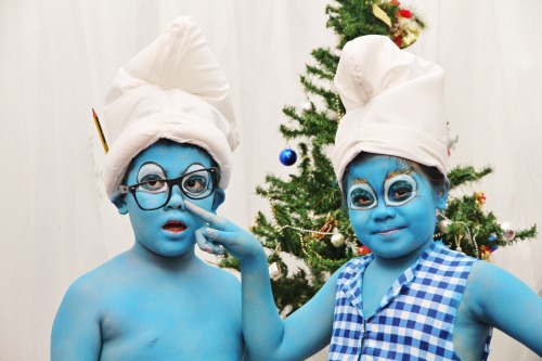 A Smurfy Christmas by Ivy’s Make Up and Beauty Academy