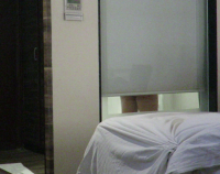 Teasing the hotel service guy.. By Picadilla