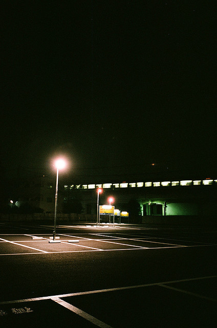 rawluh:  parking at night by sykmelo on Flickr. 