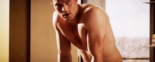hotmengifs:  Jamie Dornan getting us all hot and bothered in the trailer for Fifty Shades Darker. 