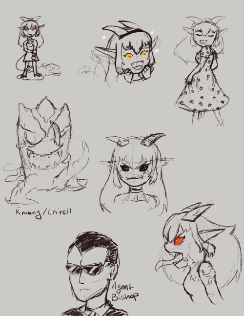 Early Sketches Of Oliviers Original Design. This Design Of Olivier Does Have A Few Appearances With Her