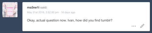 askvanka:  I don’t know how to change my URL. *Vanka = an informal diminutive of Ivan. &hellip