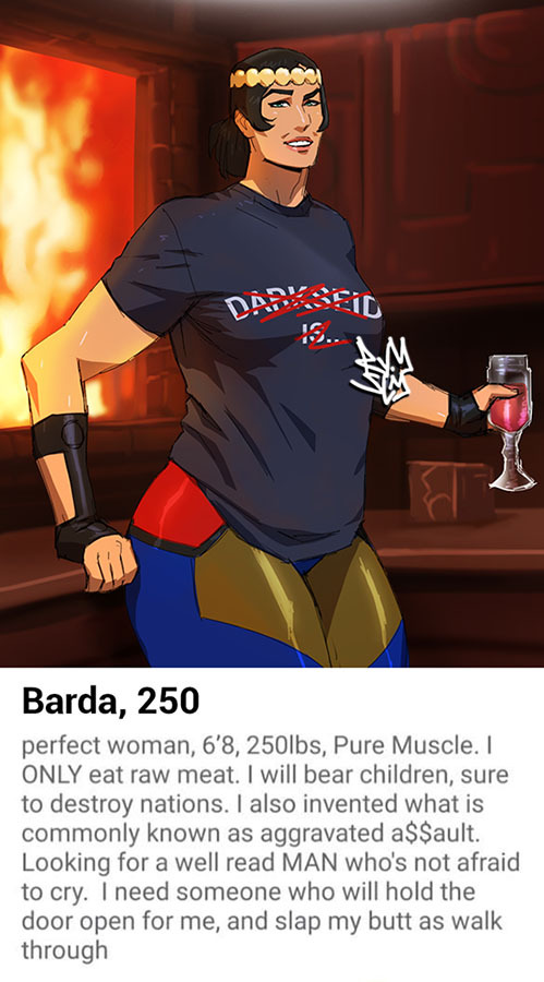 That Rebecca Image Was Giving Barda Energy...