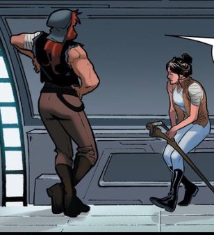 hyena-princess:  fishcustardandclintbarton:  1979semifinalist:  roane72:  Oh god, the new Star Wars comics annual has given me a new character to crush on, hard. Meet Pash Davane, y’all: No. Really. Help.  I’m glad you guys like her. Y’all know