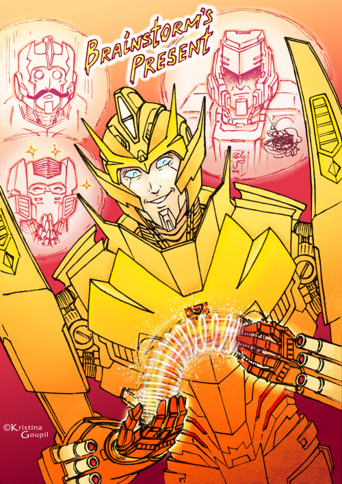 Brainstorm gave Rodimus a present. The Present. The one Rodimus will take everywhere. Minimus Ambus 