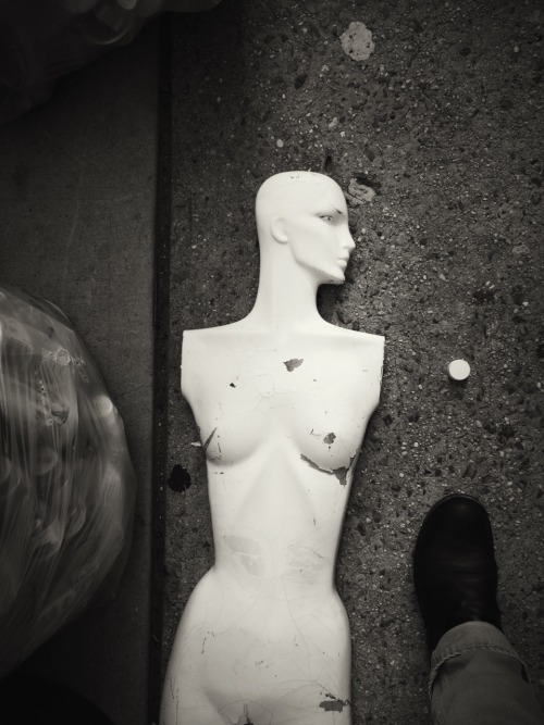 Broken. New York, NY.
Someone in my building brought her out to the trash, a 70s-ish objet that had languished in a living room for god knows how long, serving some need for decor or perhaps company. That’s the City for you—toss out the cherished,...