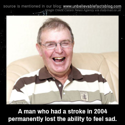 unbelievable-facts:   A man who had a stroke