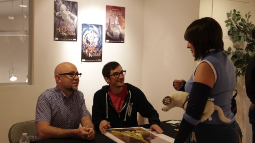 Some photos from last night&rsquo;s grand opening of Gallery Nucleus&rsquo; Legend Of Korra /  Avata