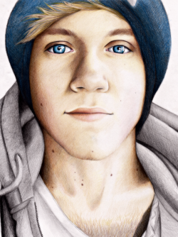 wantdeniallinme:  Niall Horan (One Direction) Done with coloured pencils and based, of course, on the devil’s work that is this selfie. (Feel free to delete this part: This drawing originally began as, “I wonder if I can do stuff with coloured pencils,”